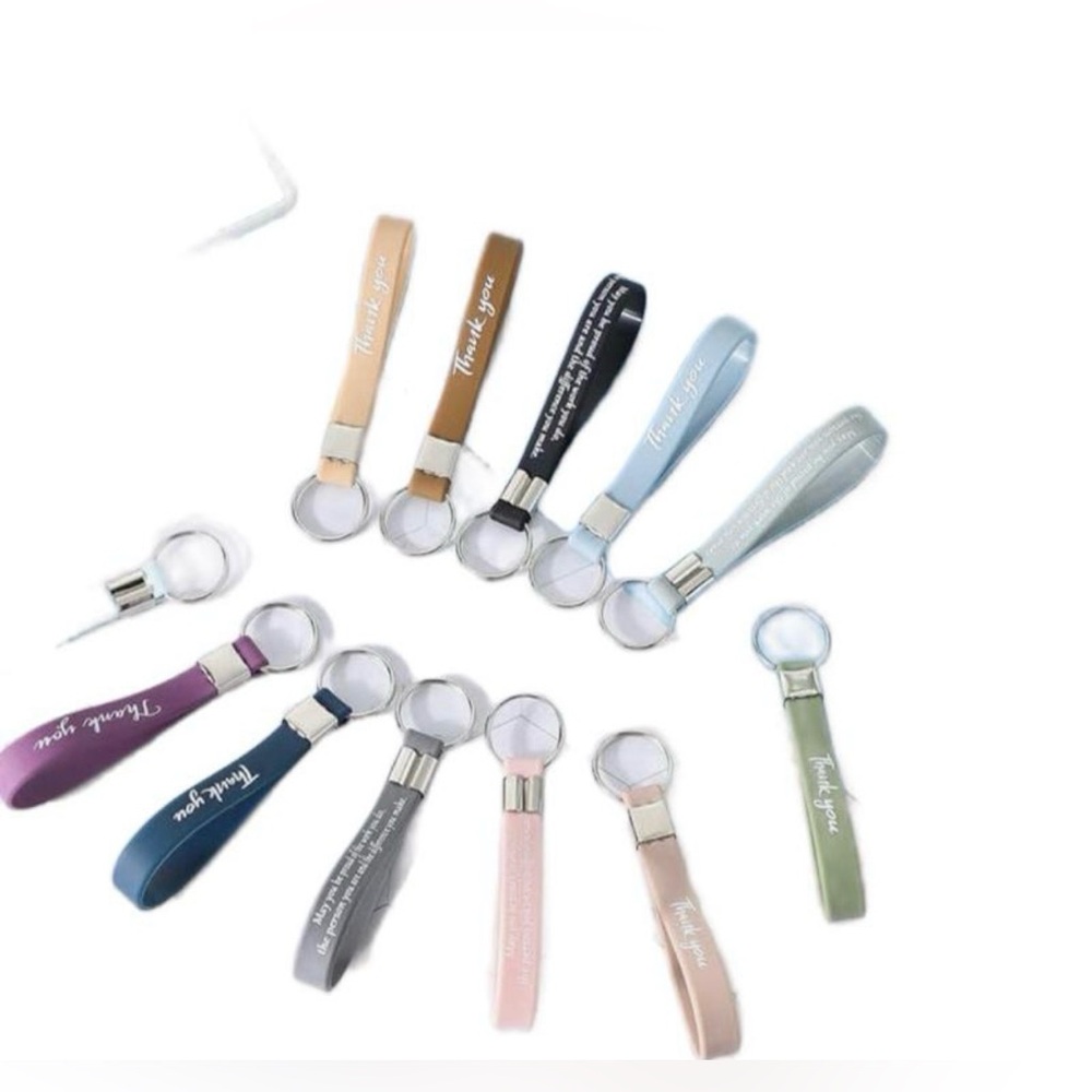 4 Pcs Thank You Keychain, Inspirational Silicone Key Ring - Picture 3 of 3
